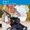 Picture of Accmor Stroller Cup Holder, Universal Cup Holder, 360° Rotatable Large Caliber Designed Bottle Cage for Bike, Stroller, Wheelchair, Walker, Scooter