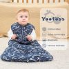 Picture of Yoofoss Baby Sleep Sack 6-12 Months, TOG 2.5 Baby Wearable Blanket with 2-Way Zipper, 100% Cotton Fabric Winter Newborn Sleeping Sack, Warm Soft Comfy(Medium)