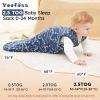 Picture of Yoofoss Baby Sleep Sack 6-12 Months, TOG 2.5 Baby Wearable Blanket with 2-Way Zipper, 100% Cotton Fabric Winter Newborn Sleeping Sack, Warm Soft Comfy(Medium)