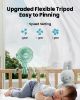 Picture of Gaiatop Mini Portable Stroller Fan, Battery Operated Small Clip on, Detachable 3 Speed Rechargeable, 360° Rotate Flexible Tripod Better Cooling for Car Seat Crib Treadmill Travel Green