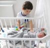 Picture of BROLEX Baby Fitted Crib Sheets: Kid Crib Sheets - Set of 2 for Toddler Standard Size Crib Mattress for Boys and Girls - Jersey Knit Crib Bed Sheets Space Planet