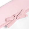 Picture of TILLYOU 3-Piece Padded Baby Crib Rail Cover Protector Set from Chewing, Safe Teething Guard Wrap for Standard Cribs, 100% Silky Soft Microfiber Polyester, Fits Side and Front Rails, Pink
