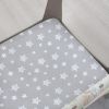 Picture of Pack and Play Sheets, 2 Pack Mini Crib Sheets, Stretchy Playard Fitted Sheet, Compatible with Graco Pack n Play, Soft and Breathable Material, Grey & Black