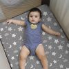 Picture of Pack n Play Sheets, BROLEX 2 Pack Mini Crib Sheets,Stretchy Portable Fitted Playard Sheet Set, Convertible Playard Mattress Cover,Ultra Soft Breathable Material,Rainbow Stars