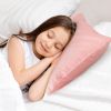 Picture of Babebay Toddler Pillow,13X18 Soft Kid Pillow for Sleeping, Machine Washable Toddler Pillow with Cotton Pillowcase, Age 2 to 5 (Pink)