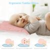 Picture of Babebay Toddler Pillow,13X18 Soft Kid Pillow for Sleeping, Machine Washable Toddler Pillow with Cotton Pillowcase, Age 2 to 5 (Pink)