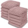 Picture of Comfy Cubs Muslin Baby Washcloths 10 Pack - Soft 6-Layer Cotton Wash Cloths for Sensitive Skin - 10"x10" Large, Gentle, Absorbent Infant Essentials for Newborn and Toddlers - (Mauve)