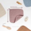 Picture of Comfy Cubs Muslin Baby Washcloths 10 Pack - Soft 6-Layer Cotton Wash Cloths for Sensitive Skin - 10"x10" Large, Gentle, Absorbent Infant Essentials for Newborn and Toddlers - (Mauve)