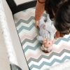 Picture of Pack n Play Sheets, BROLEX 2 Pack Mini Crib Sheets,Stretchy Portable Fitted Playard Sheet Set, Convertible Playard Mattress Cover,Ultra Soft Breathable Material,Elephants Waves