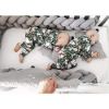 Picture of LOAOL Baby Crib Bumper Knotted Braided Plush Nursery Cradle Decor Newborn Gift Pillow Cushion Junior Bed Sleep Bumper (3 Meters, Gray)