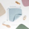 Picture of Comfy Cubs Muslin Baby Washcloths 10 Pack - Soft 6-Layer Cotton Wash Cloths for Sensitive Skin - 10"x10" Large, Gentle, Absorbent Infant Essentials for Newborn and Toddlers - (Sky Blue)