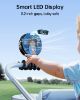 Picture of SWEETFULL Portable Stroller Fan with Display 4000mAh Battery Powered Mini Clip On Fan, 4-Speed Rechargeable Small Personal Cooling for Baby Car Seat Crib Travel - Black