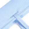 Picture of TILLYOU 3-Piece Padded Baby Crib Rail Cover Protector Set from Chewing, Safe Teething Guard Wrap for Standard Cribs, 100% Silky Soft Microfiber Polyester, Fits Side and Front Rails, Blue