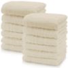 Picture of Cute Castle 12 Pack Muslin Baby Washcloths - Large 12'' by 12'' - Ultra Soft 100% Cotton - Super Absorbent Burp Cloths for Unisex, Boy, Girl -Ivory