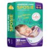Picture of Sposie Diaper Booster Pads, Size 4-6, 30 Count - Hypoallergenic, Dermatologist and Pediatrician Tested, Fragrance, Latex, Chemical and Cruelty-Free, Made in USA