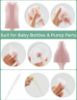 Picture of Momcozy Bottle Brush Kit, Innovative Push-Press Design for Better Cleaning - Baby Bottle Cleaner Brush for Baby Bottle, Breast Pumps, Nipples, and More - Can Generate Foam for Better Cleaning, Pink