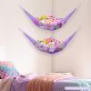 Picture of Basumee Stuffed Animals Net or Hammock with LED Light Hanging Toy Net Hammock for Stuffed Animals Storage Stuff Animals Hammocks for Nursery Kids Room with Remote Control, 8 Kinds of Lights(Pack of 2)