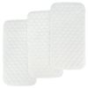 Picture of BlueSnail Quilted Thicker Waterproof Changing Pad Liners,3 Count(Snow White 13” x 27”)
