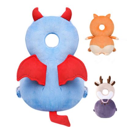 Picture of Toddler Baby Head Protection Cushion Backpack Wear,Dark Blue Devil