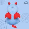 Picture of Toddler Baby Head Protection Cushion Backpack Wear,Dark Blue Devil