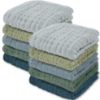 Picture of Comfy Cubs Muslin Baby Washcloths 10 Pack - Soft 6-Layer Cotton Wash Cloths for Sensitive Skin - 10"x10" Large, Gentle, Absorbent Infant Essentials for Newborn and Toddlers - (Multi Boy)