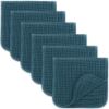 Picture of Comfy Cubs Muslin Burp Cloths 20" x 10", Pack of 6 - Large, 6-Layer, Ultra Absorbent 100% Cotton for Baby Drool and Messes - Soft, Safe & Gentle Baby Burp Cloths Set for Boys & Girls - Neptune