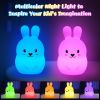 Picture of CHWARES Night Light for Kids, Owl Nursery Night Lights with Remote, 7 Color Kawaii Lamp, Room Decor, USB Rechargeable, Cute Lamp Gifts for Baby, Children, Toddlers, Teen Girls