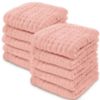 Picture of Comfy Cubs Muslin Baby Washcloths 10 Pack - Soft 6-Layer Cotton Wash Cloths for Sensitive Skin - 10"x10" Large, Gentle, Absorbent Infant Essentials for Newborn and Toddlers - (Lace)