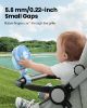 Picture of Gaiatop Mini Portable Stroller Fan, Battery Operated Small Clip on, Detachable 3 Speed Rechargeable, 360° Rotate Flexible Tripod Better Cooling for Car Seat Crib Treadmill Travel Blue