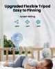 Picture of Gaiatop Mini Portable Stroller Fan, Battery Operated Small Clip on, Detachable 3 Speed Rechargeable, 360° Rotate Flexible Tripod Better Cooling for Car Seat Crib Treadmill Travel Blue