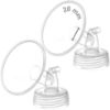 Picture of Maymom Wide Neck Pump Part for Spectra S1/S2 Pumps; Incl Wide Mouth Flange; Not Original Spectra Flange; Replaces Spectra Shield (20 mm Two Flanges)