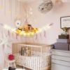 Picture of CERETIA Stuffed Animal Hammock with LED Light, 2 Packs Toy Hammock for Stuffed Animals Storage for Kids Room Decor, Stuffed Animal Hammock Corner, Rainbow