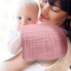 Picture of Yoofoss Muslin Burp Cloths for Baby 10 Pack 100% Cotton Baby Washcloths for Boys Girls Large 20''X10'' Super Soft and Absorbent Bean Paste