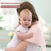 Picture of Yoofoss Muslin Burp Cloths for Baby 10 Pack 100% Cotton Baby Washcloths for Boys Girls Large 20''X10'' Super Soft and Absorbent Gradient Pink