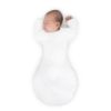 Picture of SwaddleDesigns Transitional Swaddle Sack, Arms Up Half-Length Sleeves & Mitten Cuffs, Swaddle for Newborn Transition to Baby Sleep Sack Wearable Blanket, Medium, 3-6 Month, 14-21 lb, Sterling Dots