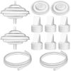 Picture of PumpMom-us Breast Pump Parts for Spectra, Replace Duckbill Valves Tubes Backflow Protector Membrane for Spectra S1 S2 9 Plus Breastpumps