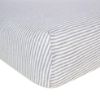 Picture of Burt's Bees Baby Essential Organic Cotton Fitted Crib Sheet, Breathable for Boy Girl Standard Crib & Toddler Mattresses