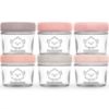 Picture of KeaBabies 6pk 4oz Glass Baby Food Containers - Leak-Proof, Microwavable Small Baby Glass Jars with Lids, Baby Food Storage Containers, Baby Snack Containers, BPA-Free Baby Food Jars (Roseate)
