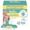 Picture of Pampers Baby Wipes Sensitive, Water Based Baby Wipes, Hypoallergenic and Unscented Baby Wipes, 504 Wipes Total (6 Flip-Top Packs)