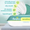 Picture of Pampers Baby Wipes Sensitive, Water Based Baby Wipes, Hypoallergenic and Unscented Baby Wipes, 504 Wipes Total (6 Flip-Top Packs)
