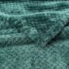 Picture of Fuzzy Blanket or Fluffy Blanket for Baby Girl or boy, Soft Warm Cozy Coral Fleece Toddler, Infant or Newborn Receiving Blanket for Crib, Stroller, Travel, Decorative (40Wx60L, M-Black Green)