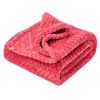 Picture of Fuzzy Blanket or Fluffy Blanket for Baby Girl or boy, Soft Warm Cozy Coral Fleece Toddler, Infant or Newborn Receiving Blanket for Crib, Stroller, Travel, Decorative (40Wx60L, M-Raspberry)