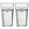 Picture of Reflo Smart Cup (Clear 2-Pack) Open Training Cup, Toddler Cup, No Suction 6oz, 360 Control-Flow, USA MADE Premium High-Impact Plastic