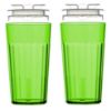 Picture of Reflo Smart Cup (Green 2-Pack) Open Training Cup, Toddler Cup, No Suction 6oz, 360 Control-Flow, USA MADE Premium High-Impact Plastic