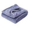 Picture of Fuzzy Blanket or Fluffy Blanket for Baby Girl or boy, Soft Warm Cozy Coral Fleece Toddler, Infant or Newborn Receiving Blanket for Crib, Stroller, Travel, Decorative (40Wx60L, M-Pearl Blue)