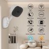 Picture of WiFi Indoor Camera for Home Security, 24/7 Recording Camera for Office/House/Apartment, Cloud & SD Card Storage, 2-Way Audio, Night Vision, AI Motion Detection, Alexa/Google Assistant Supported