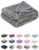 Picture of Fuzzy Throw Blanket, Plush Fleece Blankets for Adults, Toddler, Boys and Girls, Warm Soft Blankets and Throws for Bed, Couch, Sofa, Travel and Outdoor, Camping (40Wx60L, M-Flint Gray)