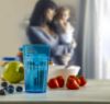 Picture of Reflo Smart Cup (Blue 2-Pack) Open Training Cup, Toddler Cup, No Suction 6oz, 360 Control-Flow, USA MADE Premium High-Impact Plastic