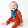 Picture of Konssy Muslin Baby Bibs 10 Pack Baby Bandana Drool Bibs 100% Cotton for Unisex Boys and Girls, Soft Absorbent Set for Teething and Drooling