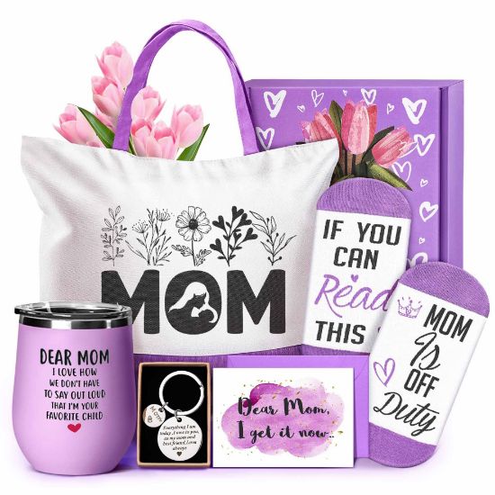Picture of Mother's Day Gifts for Mom Mother-in-Law Newmom Stepmom, Unique Birthday Christmas Gifts from Daughter Son Kids, Best Bonus Thank You Mom Gift